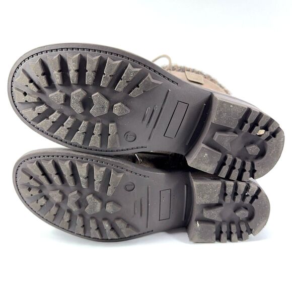 B-52 Bullboxer Brown Leather Ankle Boot Side Zip Lined Size US 7 Womens - Picture 9 of 9